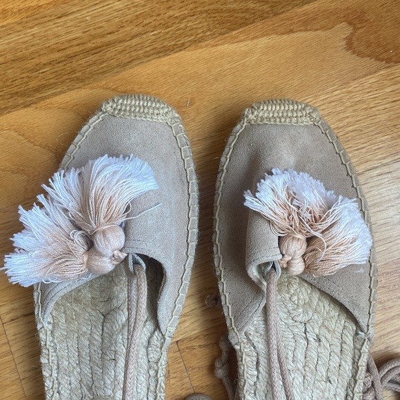 Soludos Tassel Suade Platform Gladiator Sandal - Picture 6 of 7